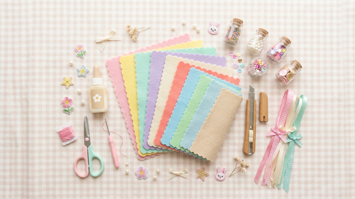 フェルトで作る推しトレカ!初心者向け簡単ガイド