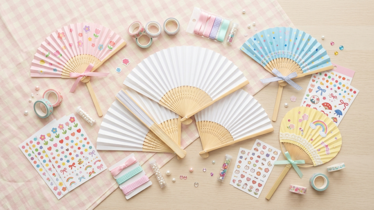 最強うちわの作り方:100均アイテムで簡単仕上げ